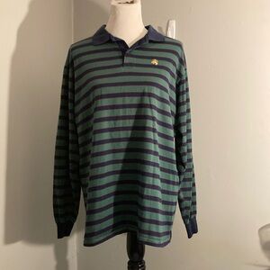 Brooks Brothers Green and Blue Long Sleeve Tee